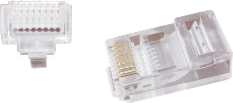 Conector rețea pass-through RJ45 8P8C UTP, 100 buc
