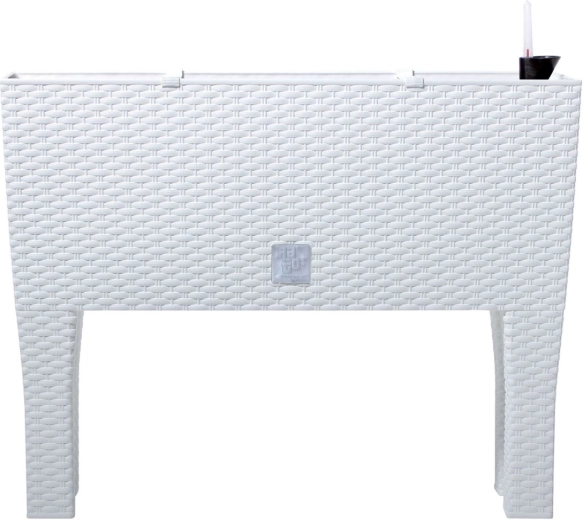 Jardinieră albă cu autoirigare Rato Case High 60 cm