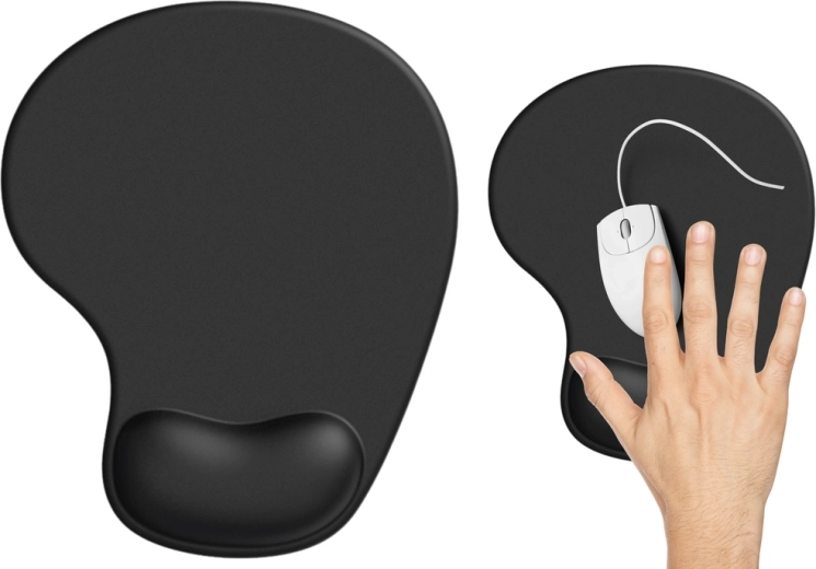 Mouse pad ergonomic cu suport pentru încheietură - 1 bucată