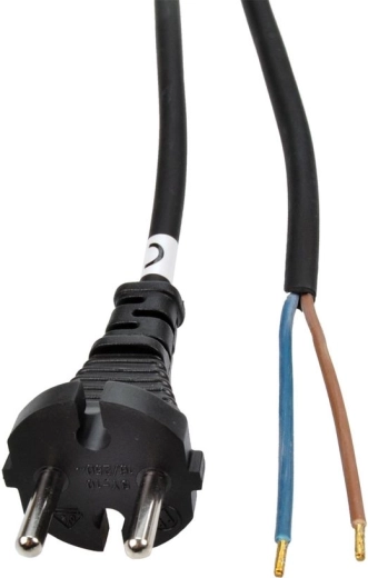 Cablu flexibil din cauciuc Solight 2 × 1 mm², negru, 2,5 m