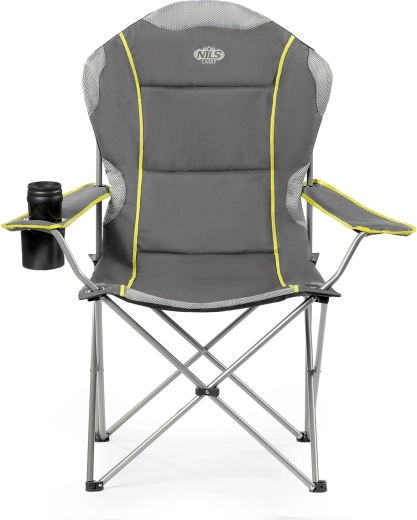 Scaun de camping pliabil NILS Camp gri