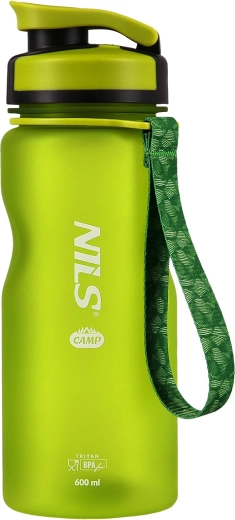Sticlă de băut din Tritan NILS CAMP 600 ml – verde