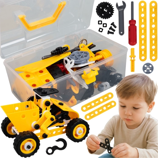 ISO TRADE set de construcție 3D vehicule 100 de piese
