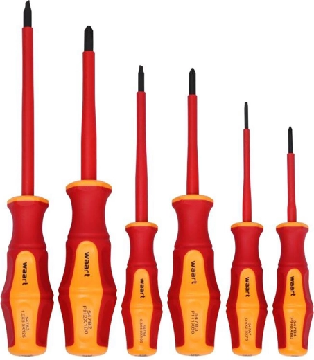 Set electric izolat de șurubelnițe 6 piese VDE 1000 V