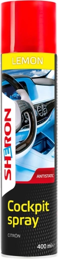 Spray pentru curățarea cockpitului cu aromă de lămâie SHERON 400 ml