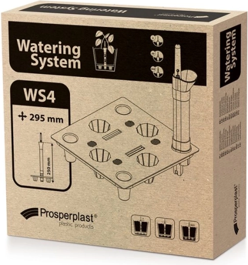 Sistem de irigare Square 29,5 cm pentru ghivecele Rato Low, Rato Square și Urbi Square