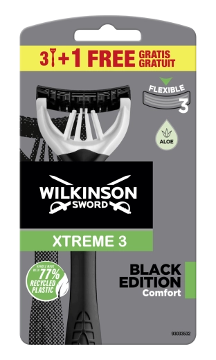 Wilkinson Xtreme 3 Black Edition aparat de ras 3+1 buc
