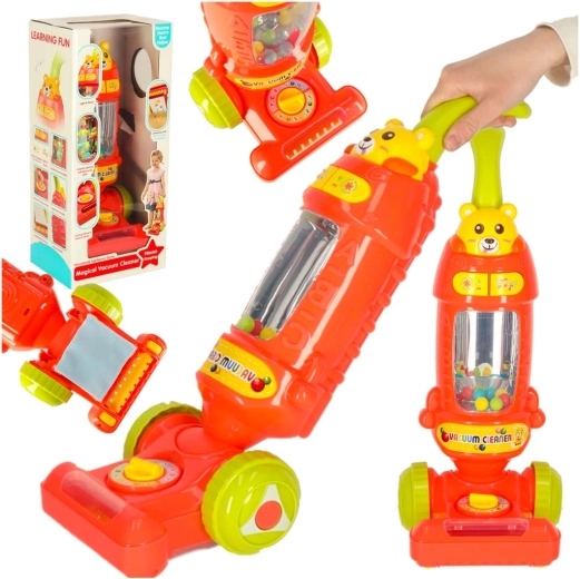 Aspirator interactiv pentru copii, cu lumini, sunete și melodii