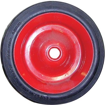 Roată plină pentru cărucior 180 × 15 mm cu disc metalic