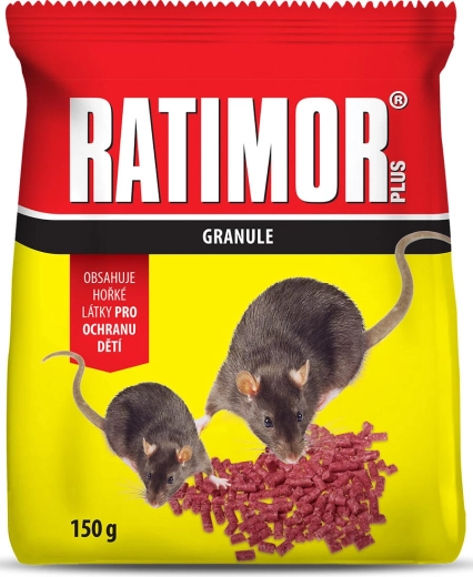 Ratimor Brodiolon granule împotriva șoarecilor și șobolanilor 150 g
