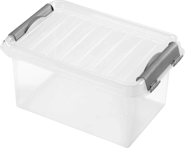 Cutie de depozitare din plastic cu capac 4 l