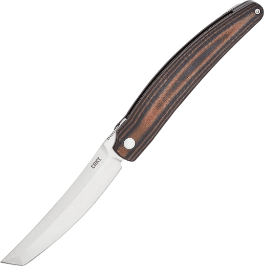 Cuțit pliabil de buzunar CRKT Ancestor 9,1 cm, negru-maro, G10