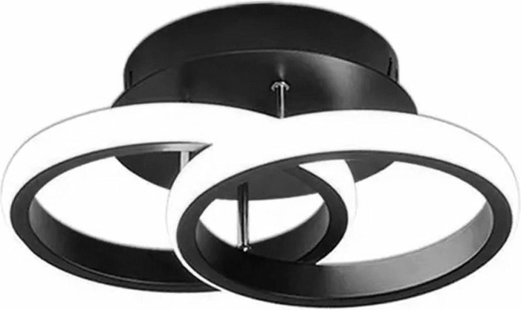 Zd110 lampă candelabru plafon LED neagră