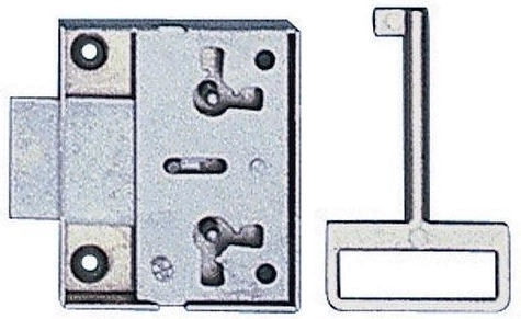 Yală pentru mobilă 117/30 cu cheie, dreapta/stânga