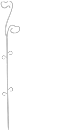 Suport pentru orhidee 59 cm transparent