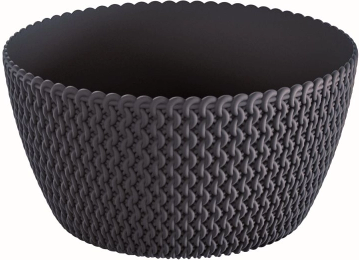 Bol pentru plante Splofy 23,6 cm antracit