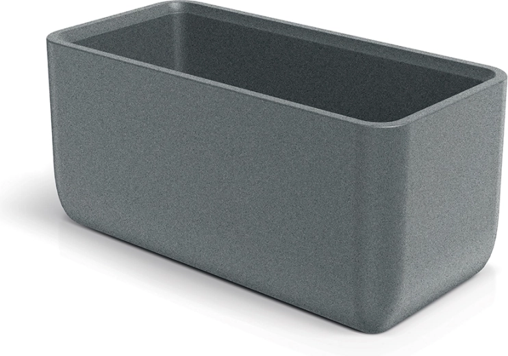 Ghiveci MOLTA CASE 80 cm gri granit
