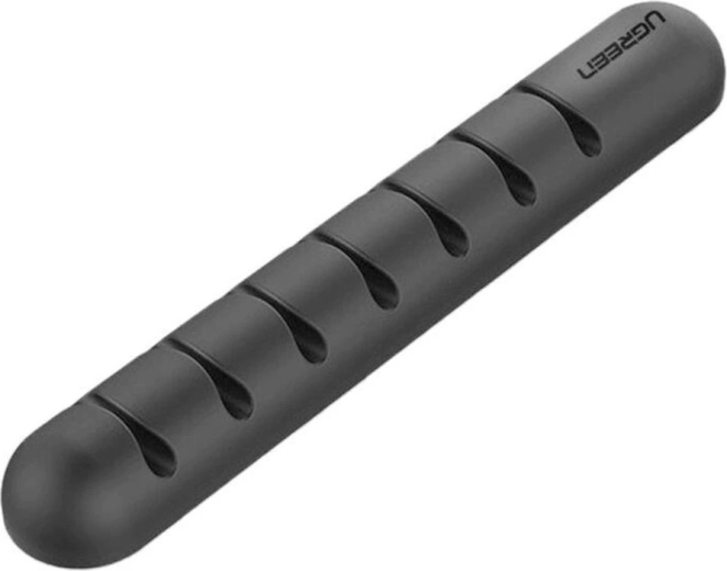 Organizator autoadeziv pentru cabluri UGREEN LP114 cu 7 sloturi, negru