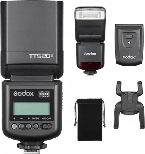 Bliț Godox TT520III cu declanșator radio