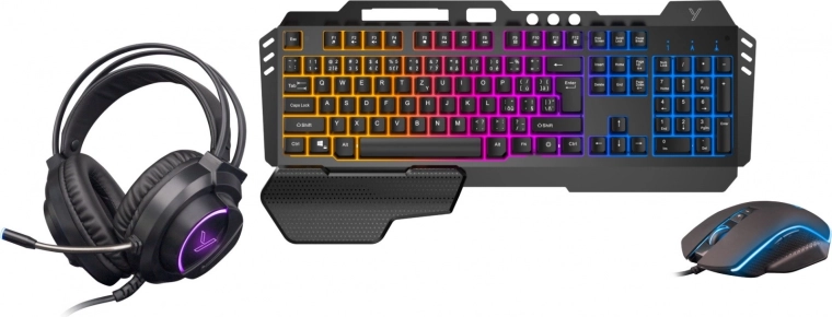 Set de gaming Yenkee Inferno 3-în-1 (tastatură, mouse, căști)
