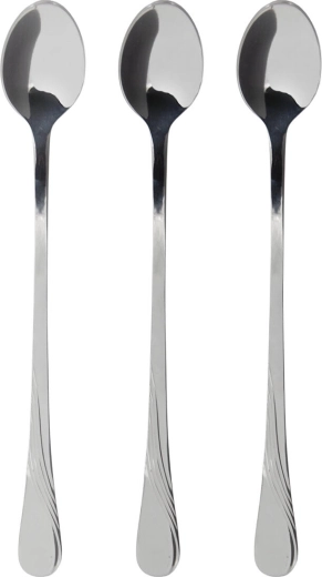 Lingurițe pentru latte Celestra din oțel inoxidabil, 3 buc