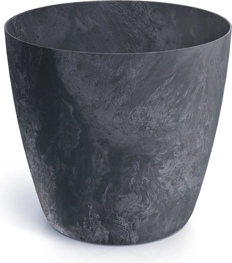 Ghiveci cu efect de beton 13,8 cm antracit