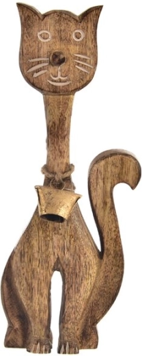Pisică mango cu clopoțel 10 × 4 × 30 cm