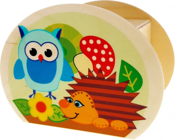 Hess Pușculiță din lemn animale de pădure