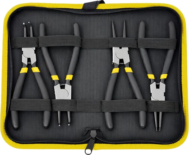 Set de clești de atelier pentru inele de siguranță Seger Pro-Craft cu husă - 1 buc