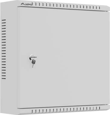 Lanberg dulap de instalare de perete TPR 10″ cu panou MESH 400 × 400 × 140 mm, gri