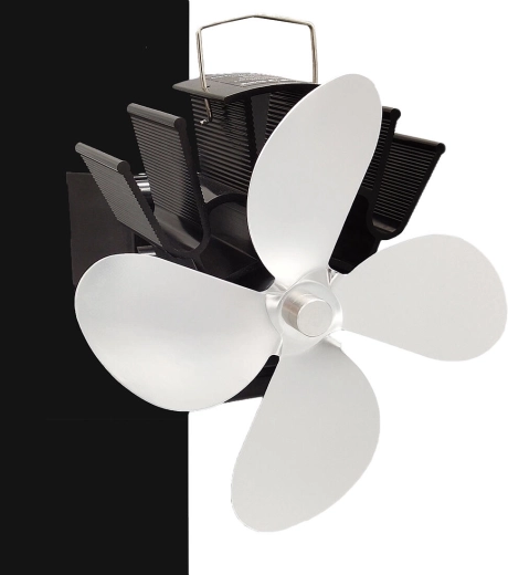 Ventilator de sobă pe burlan GAMA, termo-electric, argintiu