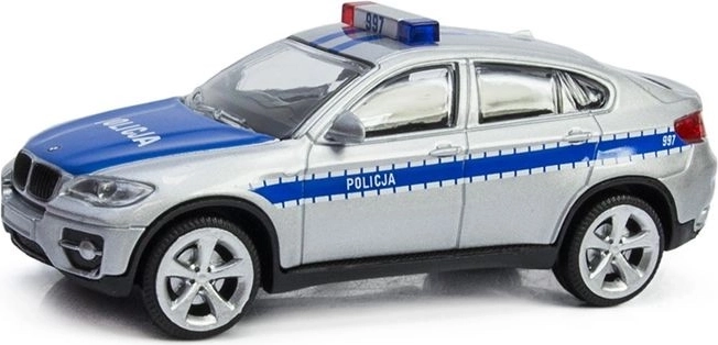 Rastar BMW X6 mașină de poliție 1:43 - 1 bucată