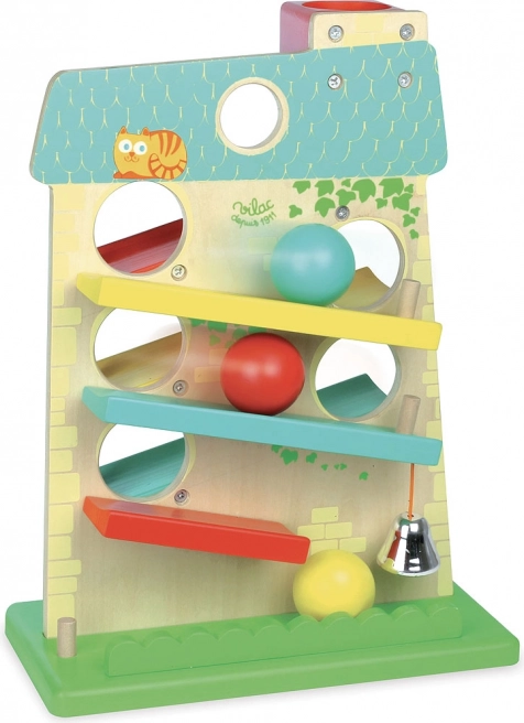 Vilac căsuță în cascadă pentru bile