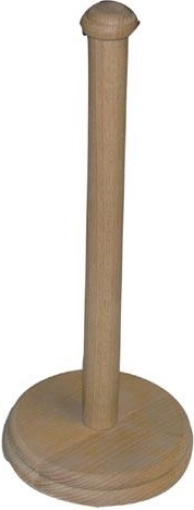 Suport din lemn pentru prosoape de hârtie de bucătărie 33 cm din lemn de fag