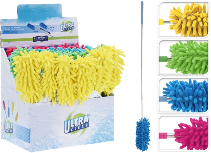 Pana de praf telescopică din microfibră 25–75 cm