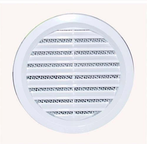 Grilă de ventilație cu plasă, diametru 100 mm – Albă