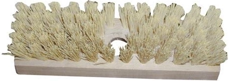 Perie de podea pentru coadă 22 × 7 cm, din lemn cu fibre PP