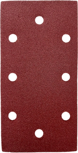 Foi abrazive 93 × 185 mm, granulație 100, 8 orificii, cu prindere tip arici (5 buc)