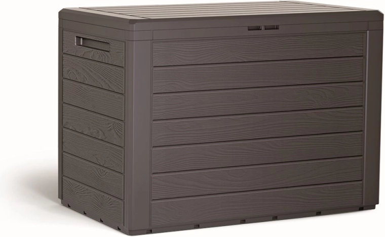 Cutie de depozitare pentru grădină WOODEBOX 190 l umbra