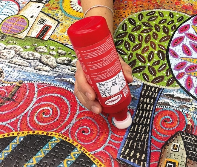 Adeziv pentru puzzle-uri