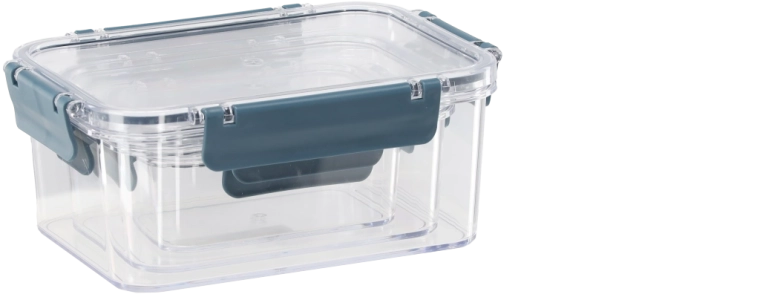 Set de caserole dreptunghiulare pentru alimente cu etanșare din silicon SOFTCHEF, 3 buc.