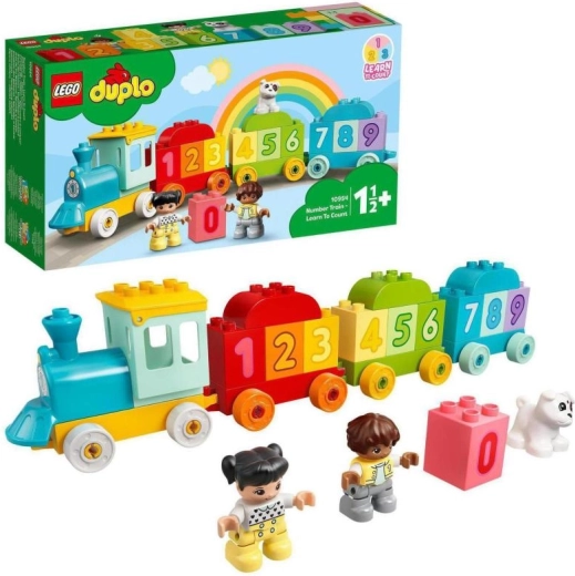 Lego Duplo Tren cu numere – învățare prin numărat