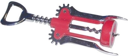 Tirbușon cu aripi pentru vin UNIPEX, metalic, 15,5 cm