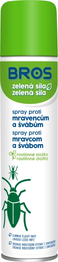Bros Forță Verde spray împotriva furnicilor și gândacilor 300 ml