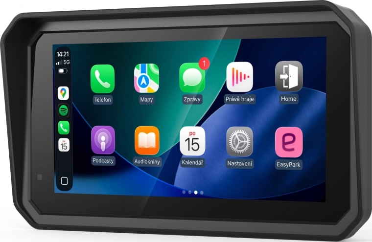 Display pentru motocicletă cu CarPlay și Android Auto wireless - 1 bucată