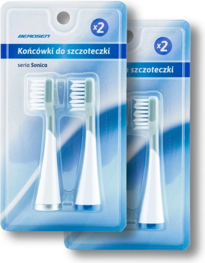 Capete de schimb pentru periuță sonică Berdsen, 4 buc