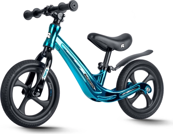 Ricokids Funnu bicicletă de echilibru pentru copii cu cadru din magneziu 12"