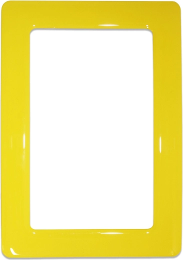 Ramă magnetică autoadezivă de 13,0x8,1 cm - galbenă