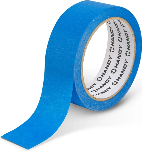 Bandă de mascare albastră pe bază de apă pentru utilizare la exterior, 50 m × 36 mm