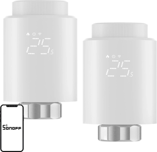 Cap termostatic Sonoff ZigBee TRVZB (2 buc.)